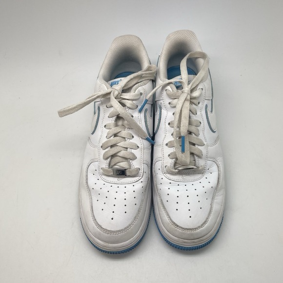 Nike Sneakers Air Force 1 \'07 Mens 9 DV0788-101 University Blue Athletic Shoes‎